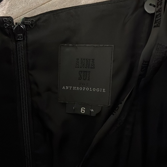 Anna Sui Anthropologie Silk Butterfly Dress - Picture 4 of 11